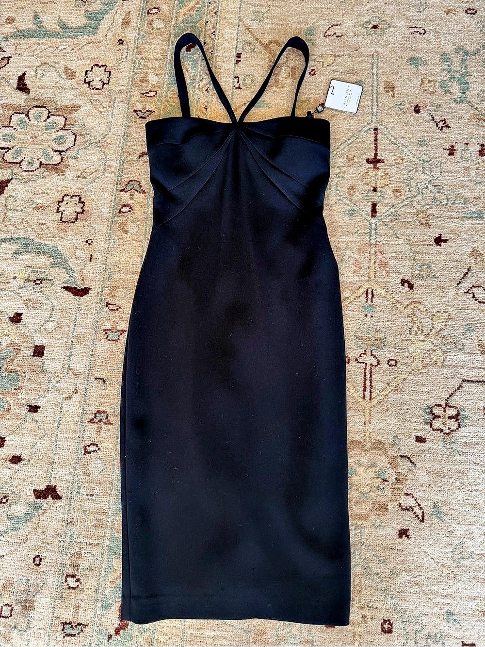 Laundry by Shelli Segal Black Maxi Dress NWT Size 0